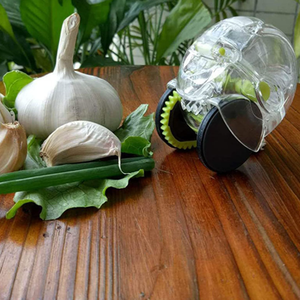 Picadora <span class=keywords><strong>de</strong></span> <span class=keywords><strong>ajo</strong></span> <span class=keywords><strong>de</strong></span> metal manual, rodillo triturador Twister rodante con <span class=keywords><strong>rueda</strong></span> - Product Image 6