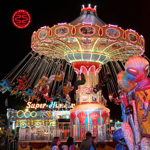 Sillas Voladoras Eléctricas para Parques <span class=keywords><strong>de</strong></span> Atracciones, Juegos <span class=keywords><strong>de</strong></span> Parques Temáticos para Adultos, Sillas Voladoras para Niños en Venta - Product Image 4
