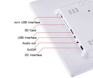 Khung ảnh kỹ thuật số 15 inch treo tường khung ảnh kỹ thuật số đa chức năng video máy nghe nhạc quảng cáo chơi nhạc + Video + hình ảnh - Product Image 6