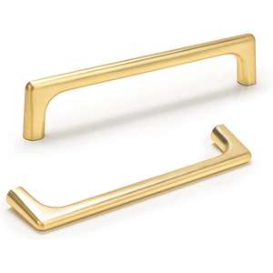 Maniglia per Mobili '1312' Distanza Centrale 96 mm - Oro Lucido - Product Image 2