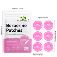 Patchs transdermiques Solotree pour le bien-être, soutenant le métabolisme immunitaire, patchs de suppléments à la berbérine avec extrait de berbérine et de cannelle