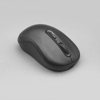 Mouse nirkabel USB 2.4G, Mouse optik Mini grosir, Mouse senyap koneksi ganda dapat diisi ulang untuk tablet dan PC