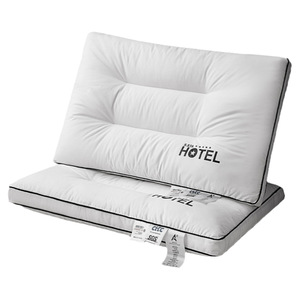 Five Star Hotel Grade All Cotton <b>Pillow</b> Rectangle Breathable <b>Neck</b> Support Sleep Aid Single <b>Pillow</b> Home Use Pair Full Head - Product Image 1