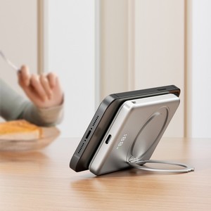 Soporte Giratorio Magnético para Carga Rápida, Ultrafino, con Banco de Energía Inalámbrico, Pantalla Digital de 10000mA y 22.5W - Product Image 2
