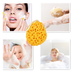 Panal ducha mar esponja lufa suave recién nacido cuerpo baño Bebé y lavado de cara limpieza baño esponja bola Etiqueta Privada logo - Product Image 5