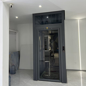 Certificado CE 400kg 2 pisos Adaptable Sistema de rescate de emergencia silencioso Cabina de vidrio Villa residencial <span class=keywords><strong>Ascensor</strong></span> para el hogar - Product Image 2