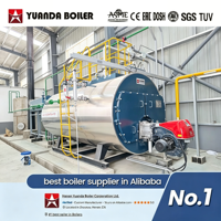 Chaudière à vapeur industrielle à tubes de fumée, au gaz naturel ou au mazout, de 0,5 à 20 tonnes, 4-25 bars, 0,4-2,5 Mpa, du premier fabricant chinois