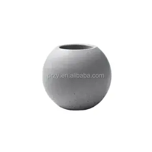 S7055 molde de silicone de flor de forma redonda, forma de argila, molde para vaso de concreto, de cimento