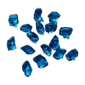 Cuentas de Vidrio Decorativas CHANGQI CSP-CA 3D de Alta Calidad, Color Azul <span class=keywords><strong>Caribeño</strong></span>, 15*25mm, para Fogatas y Paisajismo - Product Image 1