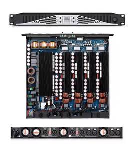 Amplificateur de puissance numérique TDG435 FCC CE ROHS 110V-240V SiC Carbure de silicium 4 canaux 4*3500W 8Ω, 4*5600W 4Ω, 4*7280W 2Ω - Product Image 1