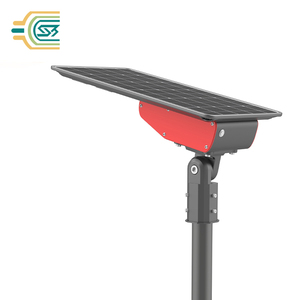 Farola eléctrica todo en uno al por mayor, farola solar de exterior con iluminación integrada y sensor de movimiento PIR - Product Image 4