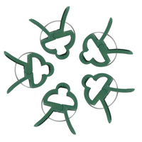 10pcs Vert En Plastique PP Jardinage Fleur Plante Fixation Clip Support Clips Fournitures De Jardin