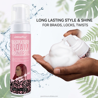 Mousse coiffante pour tresses, locks et twists, marque privée, hydratante et brillante, spray fixant pour tresses, 200ml, vente en gros OEM