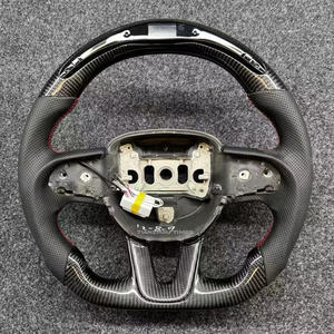 Volant à LED en fibre de carbone Dodge pour Challenger Charger SRT Hellcat Ram Scat Pack RT Durango 2013 2014 2015 2016 2017 <span class=keywords><strong>2018</strong></span> - Product Image 2