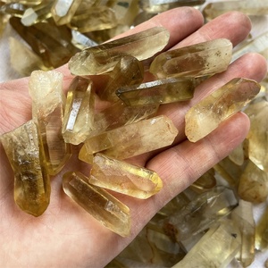 Cristal curativo natural, <span class=keywords><strong>cuarzo</strong></span>, punto terminado, citrino crudo, venta al por mayor - Product Image 4