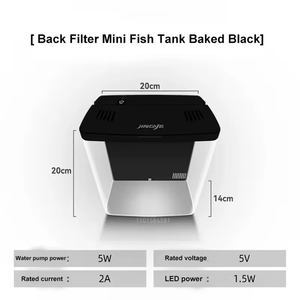 Home Fish Tank Living Room Desktop Mini Self-Circulating Maintenance-Free Ecological <strong>Acrylic</strong> <strong>Rectangular</strong> Oxygen Indoor Goldfish - Product Image 6