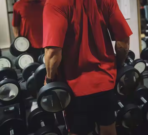 T-shirts de sport amples et épais en coton <span class=keywords><strong>pour</strong></span> hommes, grandes tailles, style streetwear uni, supportant la personnalisation par le fabricant - Product Image 6