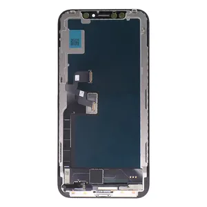 Grosir kualitas tinggi LCD kustom Panel Tampilan ponsel asli layar LCD ponsel untuk iPhone x