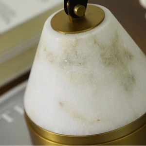 Lampe de table en verre minimaliste nordique, E27, commande par interrupteur LED, pour salon, bureau, éclairage décoratif, veilleuse - Product Image 2