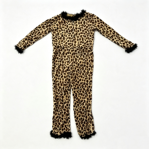 Pijama de leopardo personalizado, pijama de guepardo, disfraz de leopardo, ropa de dormir de leopardo de peluche - Product Image 5