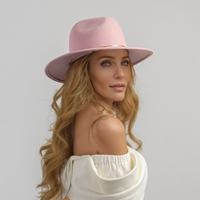 NOUVEAU SYHATS 2025 – Chapeau Fedora en feutre 100 % laine australienne avec bordure en cordon doré, large bord, logo personnalisé, OEM disponible