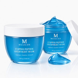 Mascarilla Facial Nocturna con Péptidos <span class=keywords><strong>de</strong></span> Cobre 300g, <span class=keywords><strong>Gel</strong></span> Azul Hidratante y Calmante para una Piel Suave, en Envase PET, para Todo Tipo <span class=keywords><strong>de</strong></span> Piel - Product Image 1