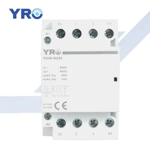 YRO 4P 25A/32A/40A/63A contacteur électrique domestique YCH8 ascenseur contacteur modulaire 400V