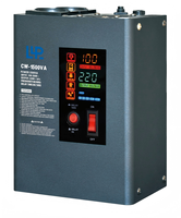 Stabilisateur de tension automatique monophasé KEBO AVR CW 1500VA avec affichage LED, type relais, pour appareils électroménagers, personnalisation du commutateur à air