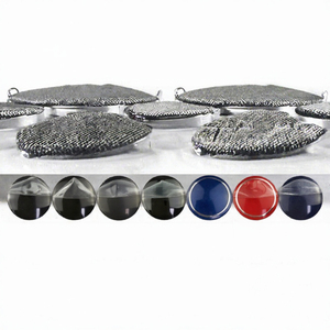 4 autocollants emblèmes de couvre-moyeux de roue de voiture en aluminium de 56,5 mm BOCYUKJ pour RS ST Wolf Shelby pour Focus Mondeo Kuga - Product Image 3