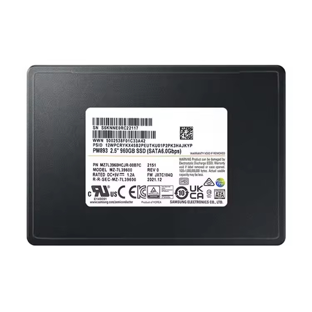 Brand New PM893 2.5-inch Solid-state Drives (240GB, 480GB, 960GB, 1.92TB, 3.84TB, 7.68TB).