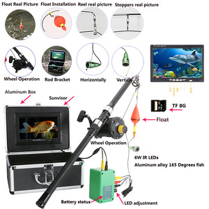 Sea Wheel 7 "pouces DVR enregistreur 1000TVL Kit de caméra de pêche <span class=keywords><strong>sous</strong></span>-marine 30M câble vidéo détecteur de poisson lac <span class=keywords><strong>sous</strong></span> <span class=keywords><strong>l</strong></span>'<span class=keywords><strong>eau</strong></span> caméra de poisson - Product Image 3