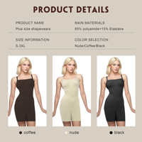Contrôle du ventre Shaper sans couture bout à bout cuisse plus mince corps complet sans bretelles Shapewear body pour femmes avec bretelles amovibles
