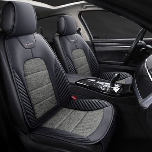 Coussin de <span class=keywords><strong>siège</strong></span> de voiture adapté à toutes les saisons, confortable, respirant, en coton et lin, coussin de selle simple de qualité supérieure - Product Image 1