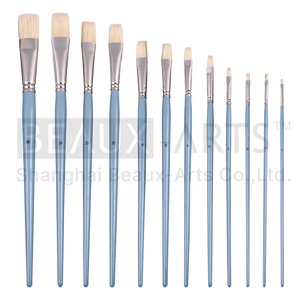 Professionnel Interlocked Chungking Hog Bristle Artiste Pinceau Ensemble Peinture Acrylique À L'huile - Product Image 2