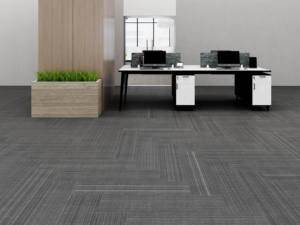 カーペットタイル滑り止め特徴カーペットタイル付きホワイトカラーライン工場卸売サプライヤーカーペットタイル - Product Image 4