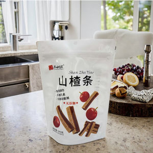 Op Maat Gemaakte Meidoornstok Bedrukte Vochtbestendige Verticale Ritssluiting Plastic Verpakkingstassen - Product Image 1