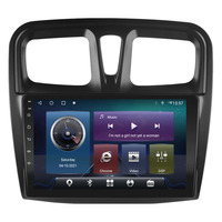 Autoradio multimédia Android DSP 4G pour voiture, navigation GPS, radio stéréo pour DVD 2 Din pour Renault Logan Sandero 2 avec MP5