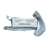 Vetreria da Laboratorio Chimico ad Alta Trasparenza, Vetrini per Microscopio, Copri Vetrini 24x24mm, 100pz/Scatola, OEM Vetro Chimico