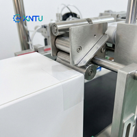 Máquina Etiquetadora Semiautomática de Ángulo Recto para Embalaje de Vidrio, Aplicadora de Cinta Autoadhesiva para Esquinas y Cajas