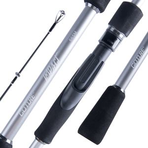 <span class=keywords><strong>Canne</strong></span> à pêche en carbone vierge 24T Guides d'insertion en céramique Siège de <span class=keywords><strong>moulinet</strong></span> en ABS avec poignée fendue en EVA <span class=keywords><strong>Canne</strong></span> à filer à 6 sections - Product Image 1