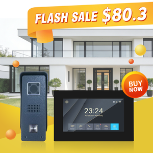 Campanello Video con Visione Notturna, Impermeabile con Copertura Antipioggia, Citofono per <span class=keywords><strong>Casa</strong></span> Sicura - Product Image 3