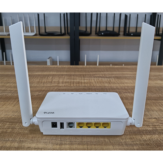 Eg8145x6 Wifi6 3000M Xpon Modem 4GE+1Tel+1Usb English Firmware 2.4G 5G Ont Router Onu Router