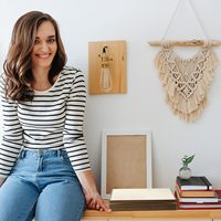 Kit de tissage à fente en bois 18 pièces pour débutants, outil de tissage de paniers pour enfants, activité artisanale pour adultes, kit de fabrication de bijoux facile