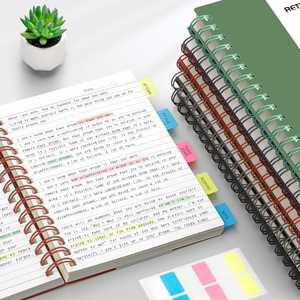 A4 Notebooks Wholesale PVC Waterproof Spiral Notebook with Ruler & Storage <b>Pocket</b> Lined Dotted Grid Jotter Notebook for School - Product Image 5