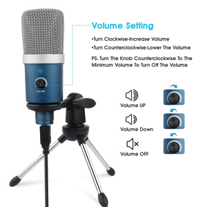 Capacitive <strong>Microphone</strong> Usb <strong>Microphone</strong> <strong>Computer</strong> Recording Equipment Multi-software Compatible <strong>Microphone</strong> K-song Noise Reduction Mi - Product Image 2