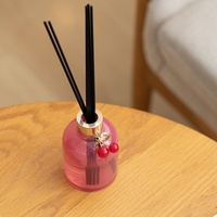 Diffuseur à bâtonnets 100 ml en gros, parfum cerise sans chaleur, flacon en verre, aromathérapie évaporative longue durée pour chambre, DIY