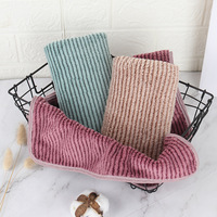 Gros Absorbant Arc Épaisse Serviette Ménage Cadeau Corail Polaire Serviette De Bain En Microfibre Serviette