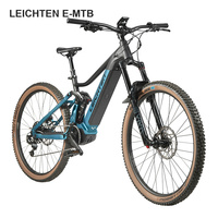 Vélo de montagne électrique en aluminium léger Bafang M560 avec moteur central, 29 pouces, suspension intégrale 180 mm, VTT de descente