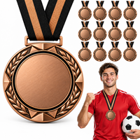 Médailles de finisseur de course sportive personnalisées avec ruban – Alliage de zinc, impression typographique, design personnalisable pour thèmes artistiques, sculptures, musique