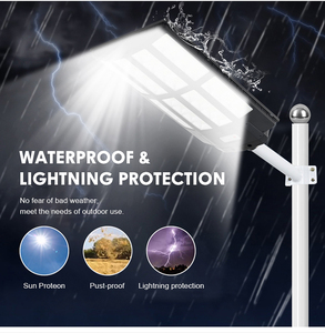 Hofoled cao lumen năng lượng mặt trời Powered đèn IP65 LED năng lượng mặt trời đèn đường bên ngoài tất cả trong một tích hợp 3000 Wát 8000 Wát ngoài trời năng lượng mặt trời ánh sáng - Product Image 4